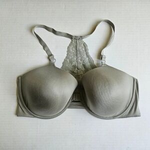 Reveal Lingerie 38DD Sage Green Lace Racerback Front Closure Underwire Bra